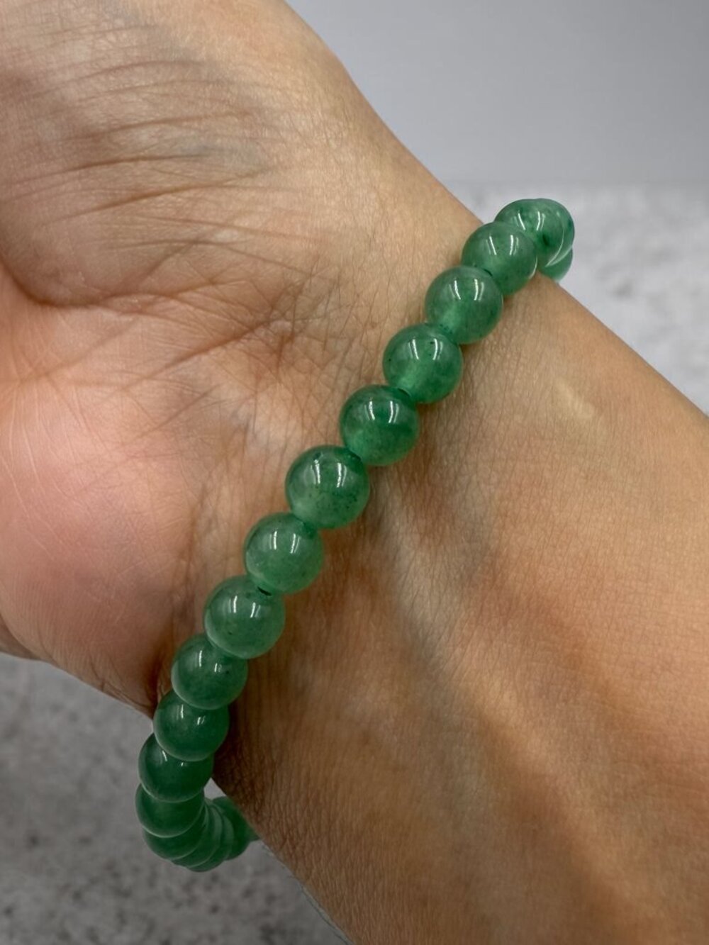 Aventurine Bracelet for financial abundance 6 mm
